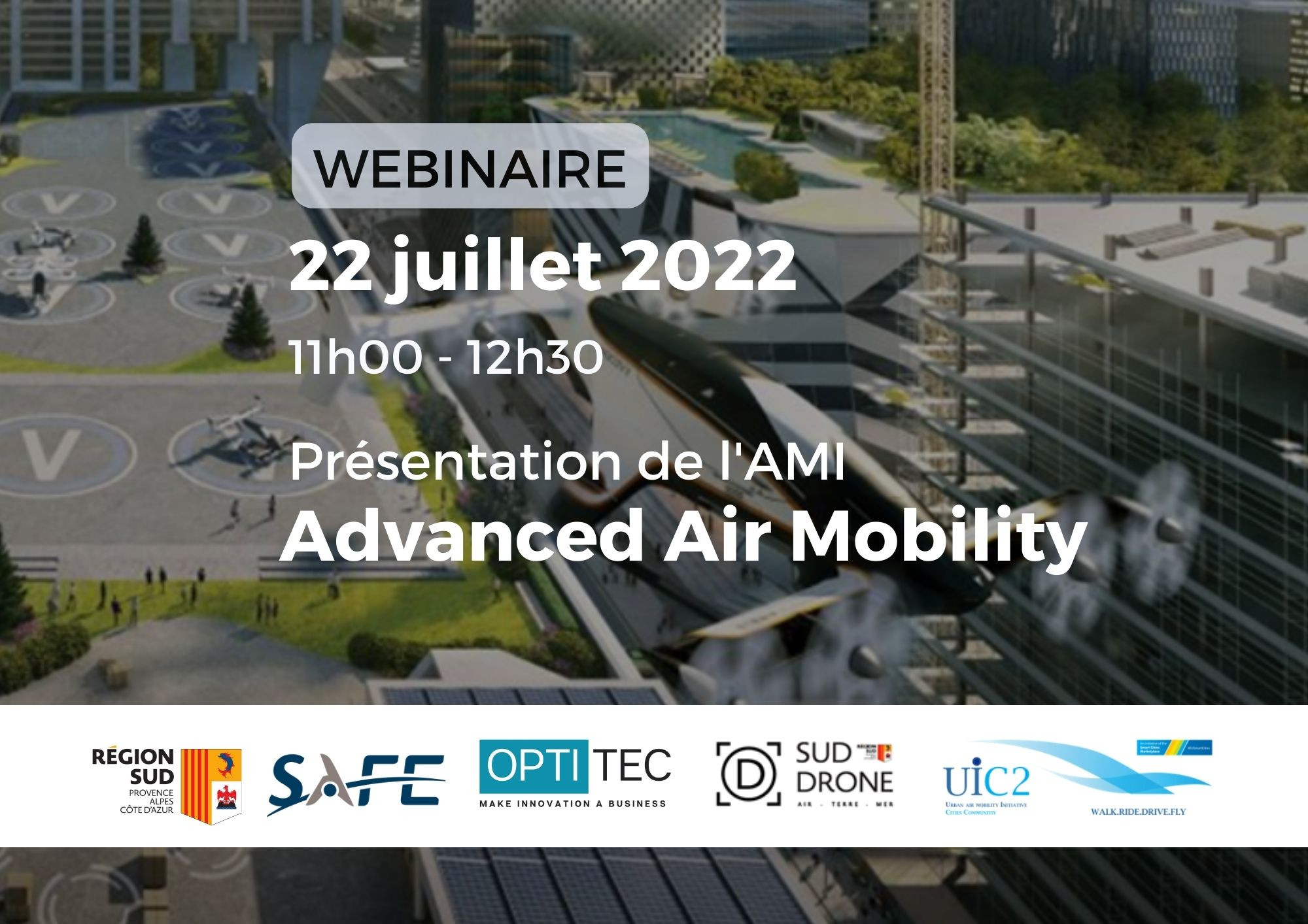 Webinaire de présentation de l'AMI Advanced Air Mobility