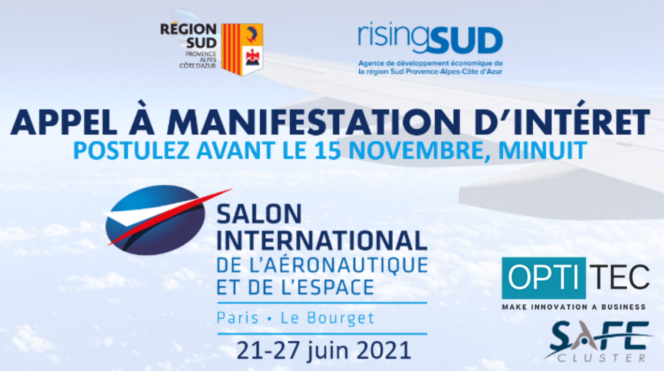 Appel à manifestation d’intérêt – Salon du Bourget 2021