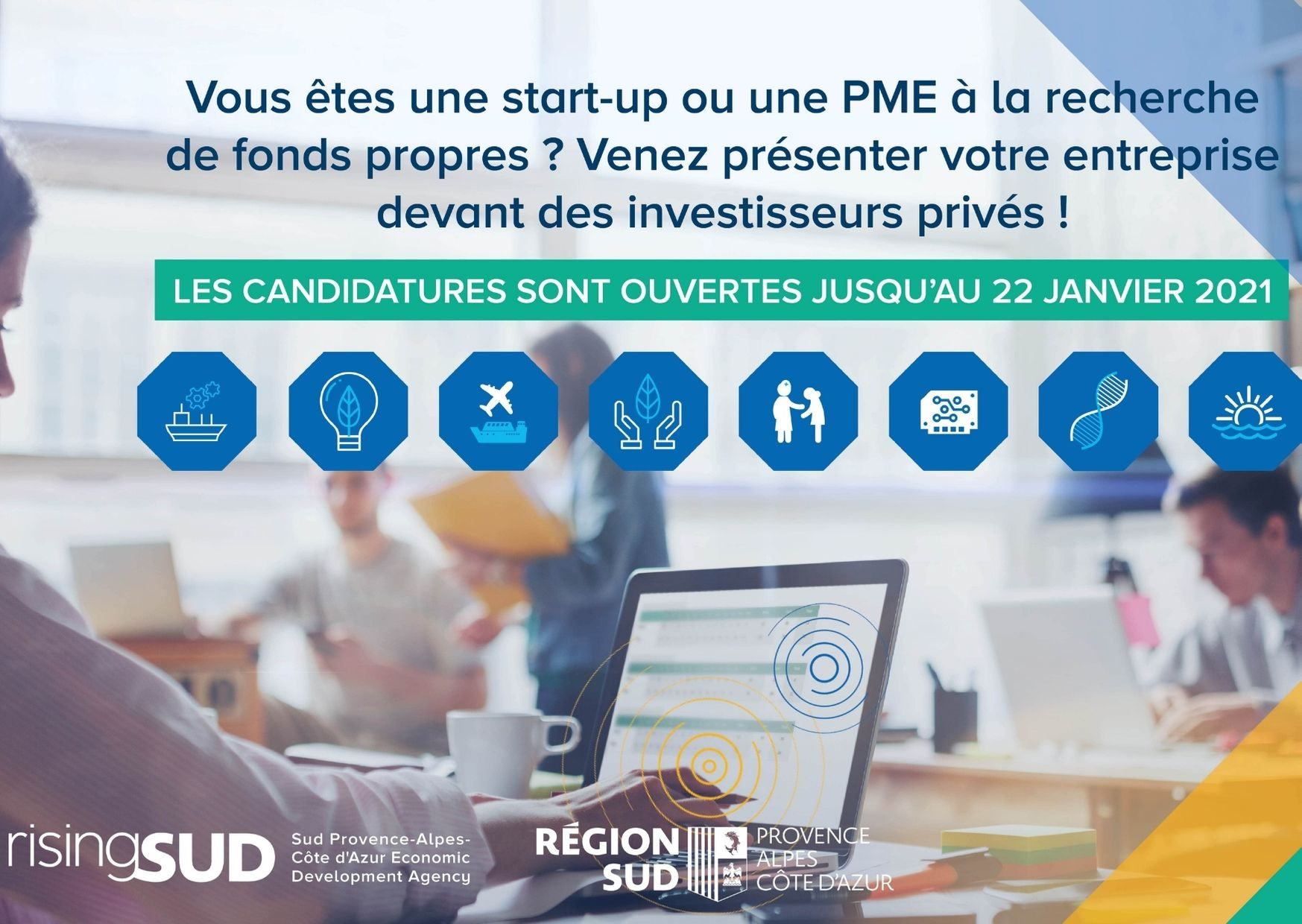 Vous êtes une start-up ou une PME à la recherche de fonds propres ? Venez présenter votre entreprise devant des investisseurs privés !